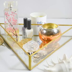 Triangular Mirror Tray 12x12x2″