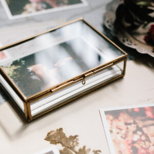 Glass Storage Box 7.5×5.5×1.5″