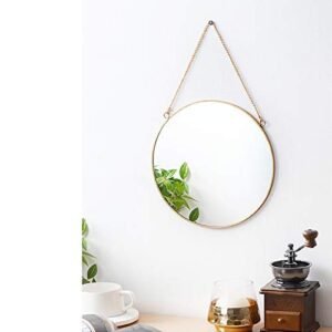 Round Wall Hanging Mirror 11.6 inches Round
