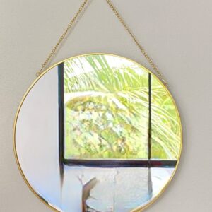 Round Wall Hanging Mirror 10×10″Hanging Mirror 10x10"